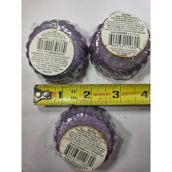 Yankee Candle Lilac Blossoms Wax Tarts Set Of 3 Purple Aromatherapy floral - Picture 4 of 4